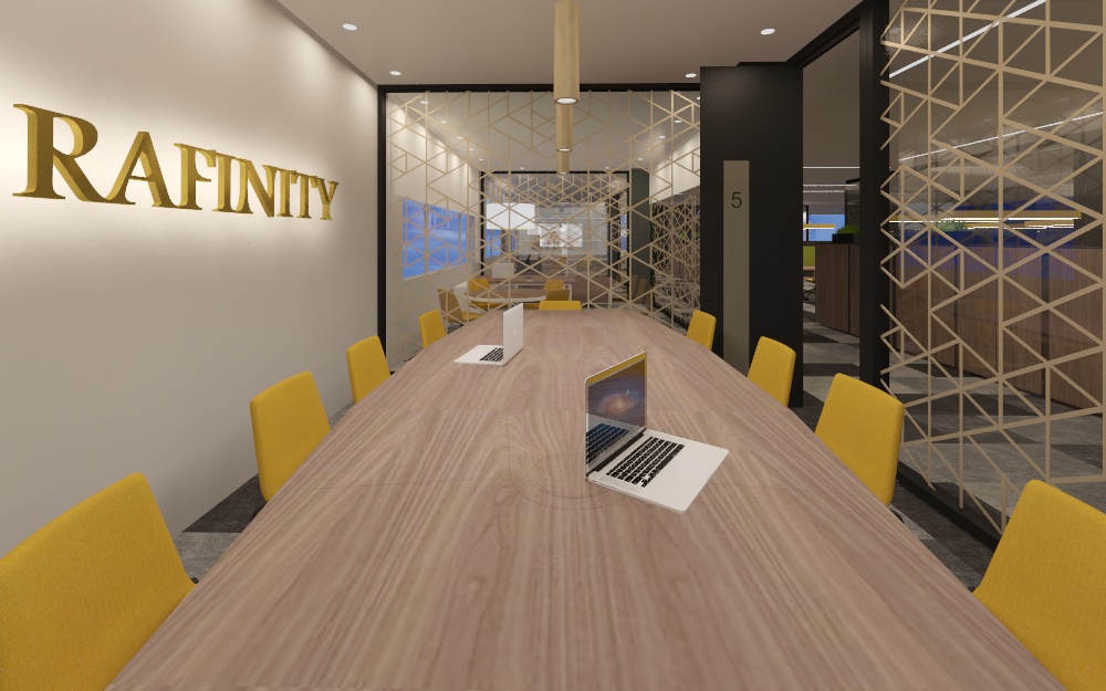 Diseño y amueblamiento oficinas Rafinity